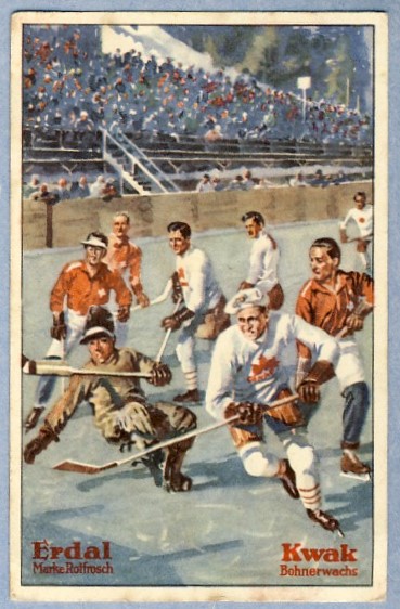 1928 Olympic Hockey Card